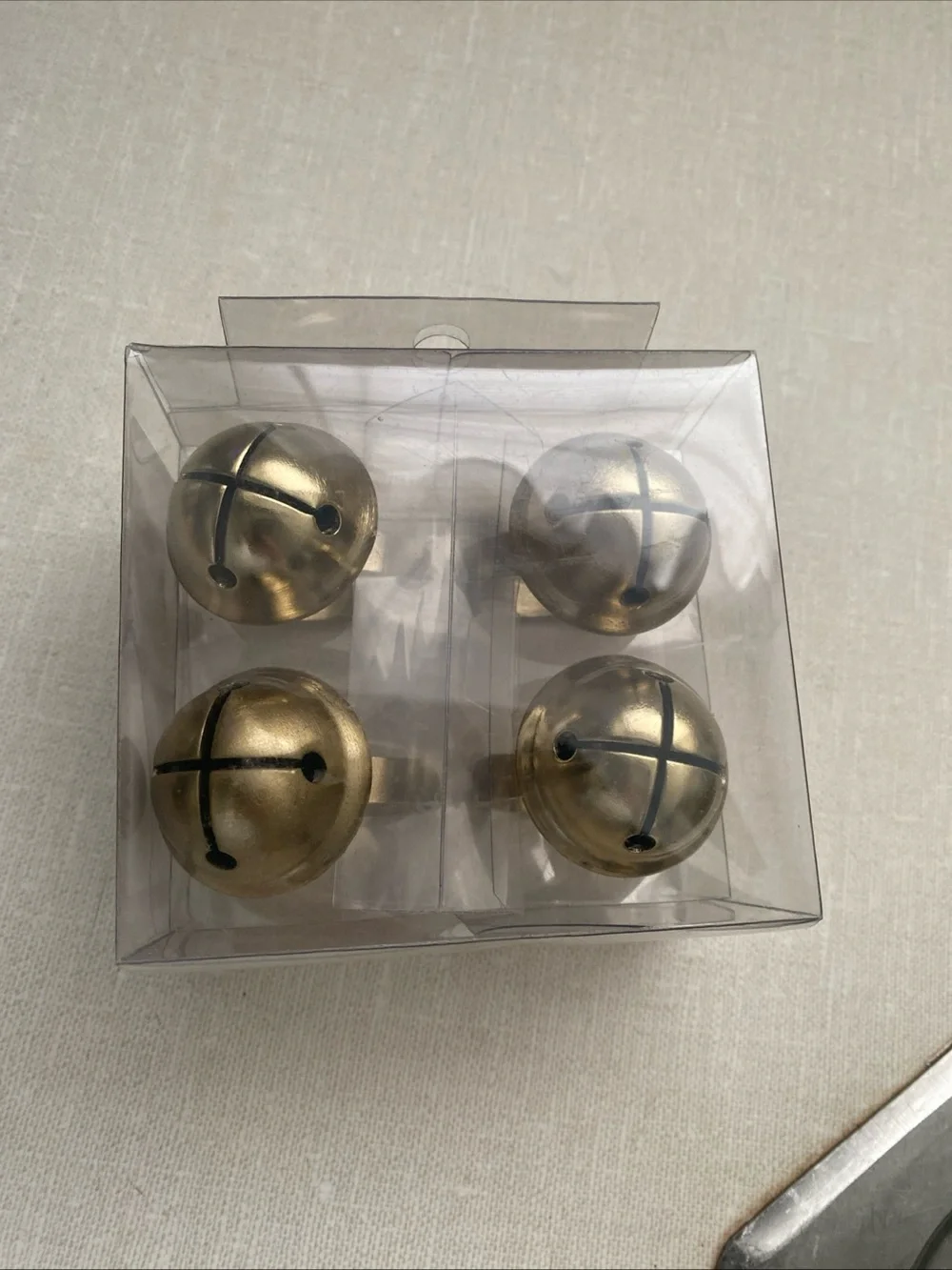 Threshold Bell Napkin Rings Set Of 4 Christmas New